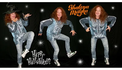 Футболки с полной запечаткой: Хеллоуин СКЕЛЕТ